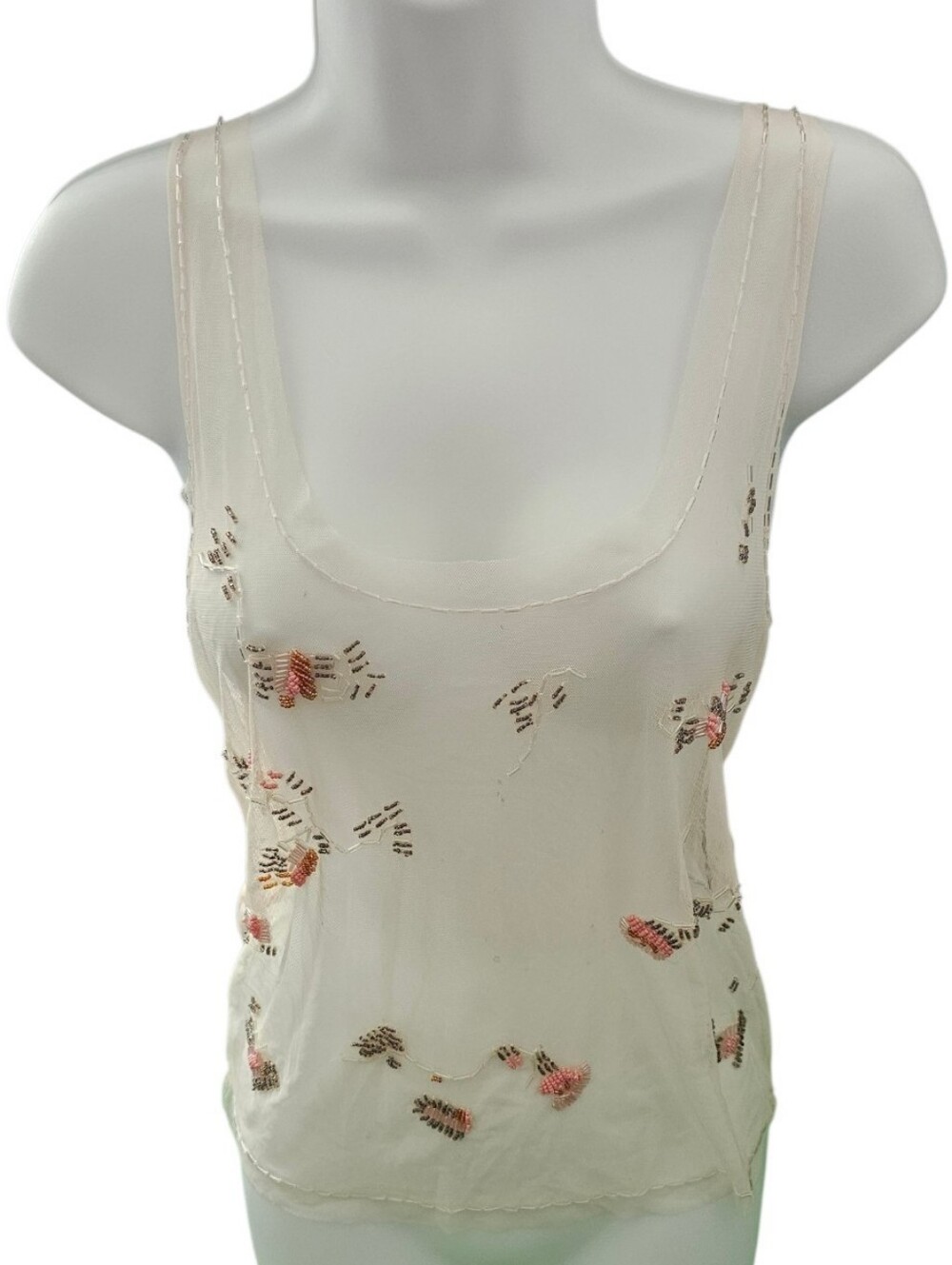 FREE PEOPLE beaded Cami Size Medium